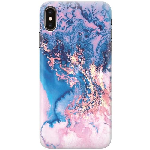 фото Gosso ультратонкий силиконовый чехол-накладка для apple iphone xs max с принтом "blue marble"