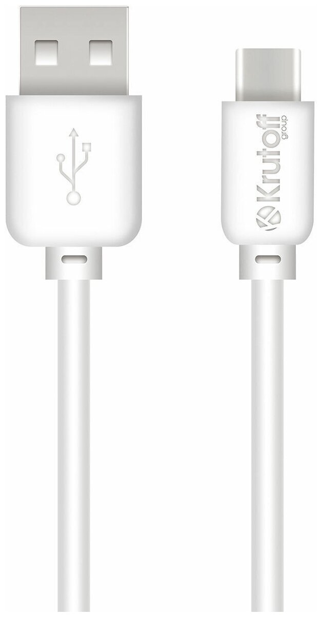 Krutoff / Кабель USB Type-C Krutoff Classic (0,2m) белый
