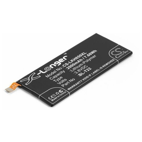 Аккумулятор для телефона LG Class H650E, Zero H650K (BL-T22) original bl 4yw 2000mah replacement battery for nokia lumia 925 925t bl4yw li polymer batteries tools