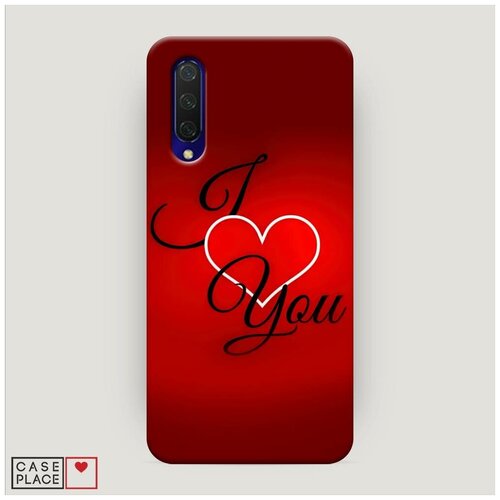 фото Чехол пластиковый xiaomi mi a3 lite i love you 3 case place