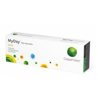 Контактные линзы CooperVision MyDay daily disposable toric, 30 шт., R 8,6, D -7, CYL: -1,75, AХ: 180