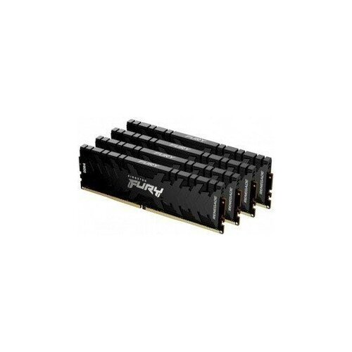 Kingston DRAM 128GB 3200MHz DDR4 CL16 DIMM Kit 4x32Gb FURY Renegade Black KF432C16RBK4 128