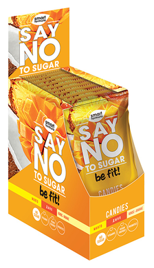 "Smart Formula", карамель без сахара Say no to sugar, манго, дыня, кокос-ананас, 60 г (упаковка 10 шт.) - фотография № 2