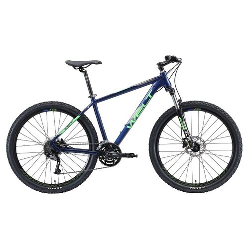 Велосипед 27.5 Welt 2020 Rockfall 4.0 Blue/Green велосипед trek remedy 9 8 27 5 gx