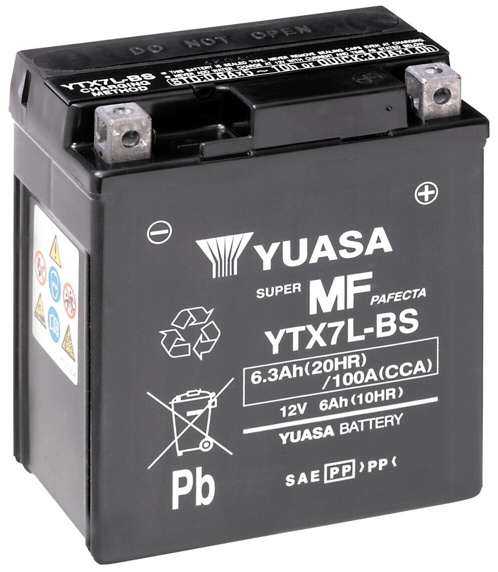 Мото аккумулятор YUASA YTX7L-BS
