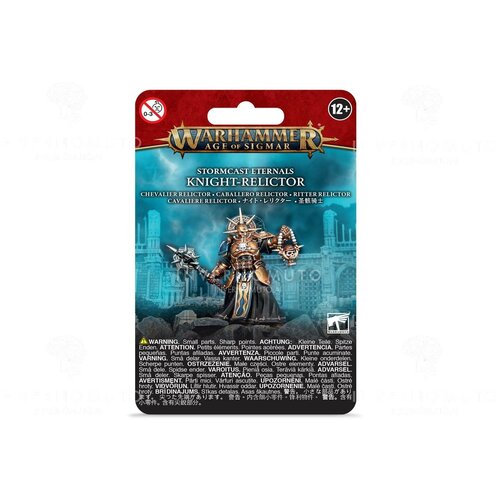 Миниатюра для настольной игры Warhammer Age of Sigmar-Stormcast Eternals Knight-Relictor 96 56gw набор грозорожденные вечные рыцарь реликтор aos stormcast eternals knight relictor