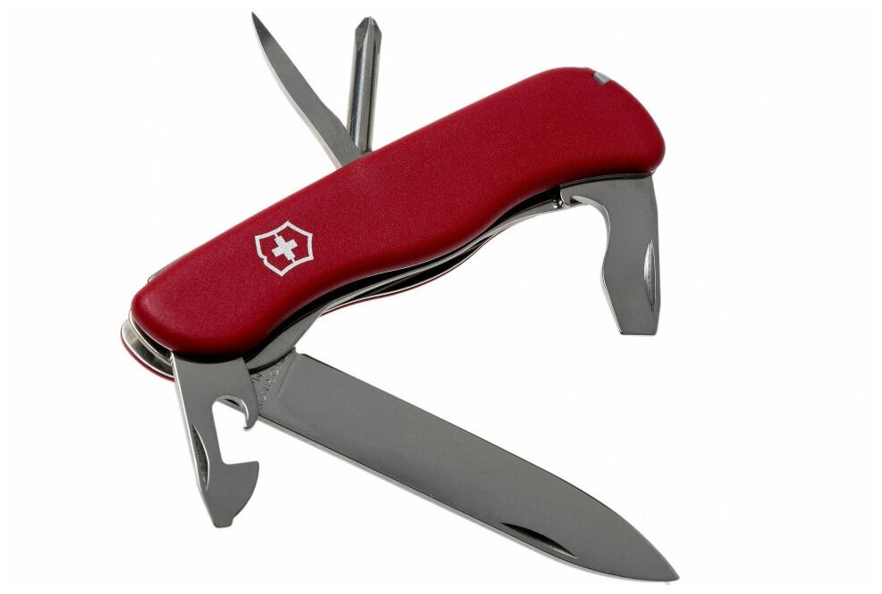 Нож перочинный Victorinox TRAILMASTER (0.8463) 111мм 12функций красный - фото №5