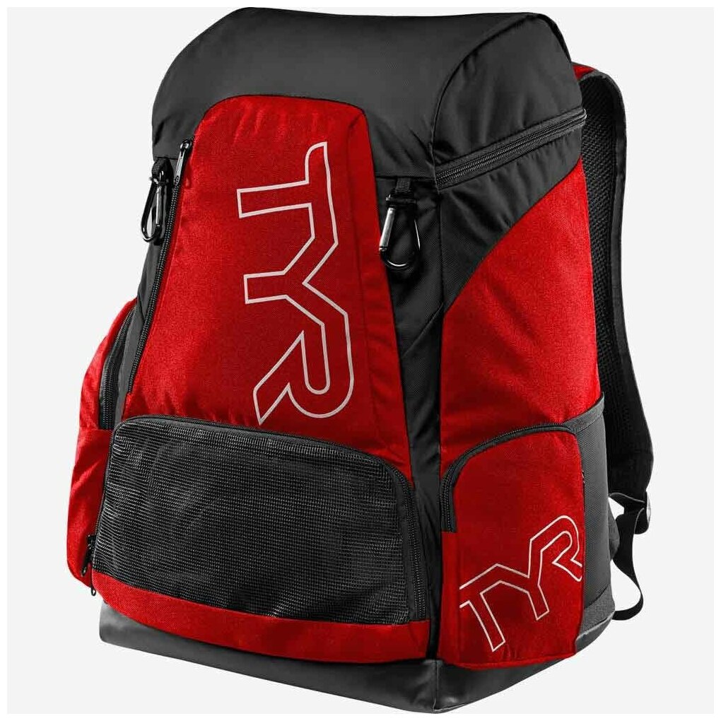 Рюкзак TYR Alliance 45L Backpack  Цвет - красный/черный; Материал - Полиэстер 100%