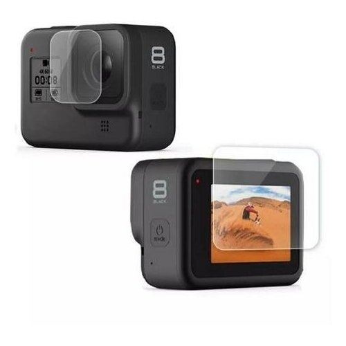 Защитные стёкла Telesin для дисплея и линзы GoPro HERO8 Black