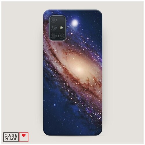 фото Чехол пластиковый samsung galaxy a71 галактика градиент case place