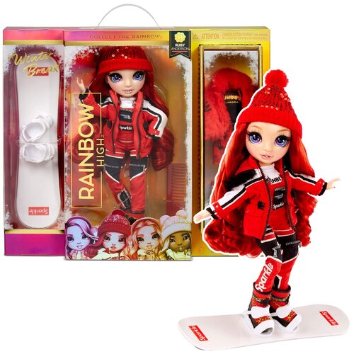 Rainbow High - Кукла Winter Break Fashion Doll Ruby Anderson (Red) игрушка кукла rainbow high ruby anderson