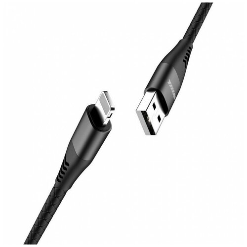 Аксессуар WIIIX USB - Lightning 2m Black CB720-U8-2A-20B аксессуар wiiix usb lightning 1m blue cb725 u8 10bu