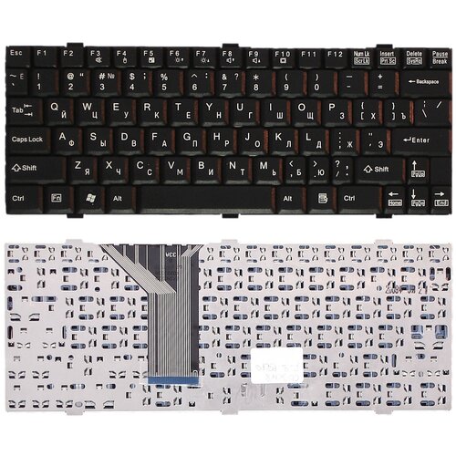 Клавиатура для ноутбука Fujitsu-Siemens LifeBook P5020 P5020D P5010 P5010D черная