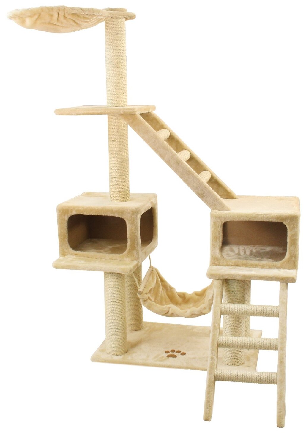 Игровой комплекс когтеточка-домик NT3062 для кошек, 1260*820*1510мм - фотография № 1