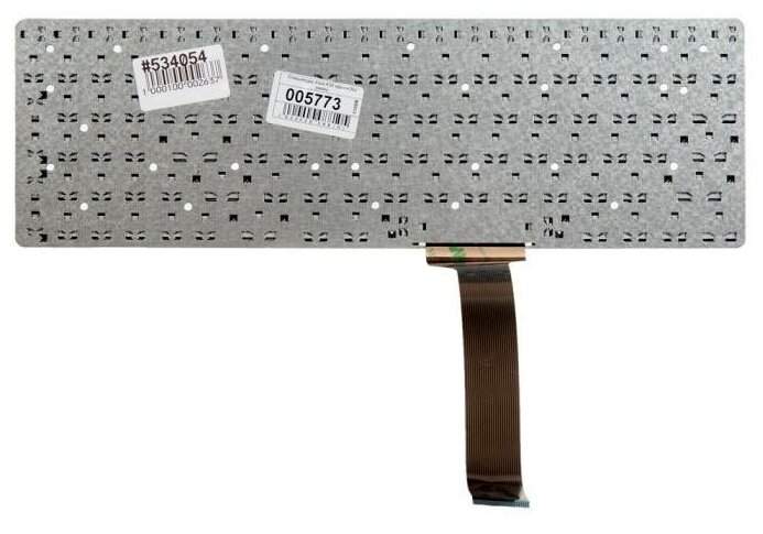 Клавиатура для ноутбука ASUS x751 x751l x751la x751lav x751ld x751ldv x751lk x751ln X751MJ X751MD X751MA X751M черная без рамки гор Enter ZeepDeep