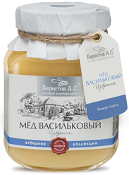 Мед натуральный Берестов А. С. избранное "Васильковый" ст. банка 500г