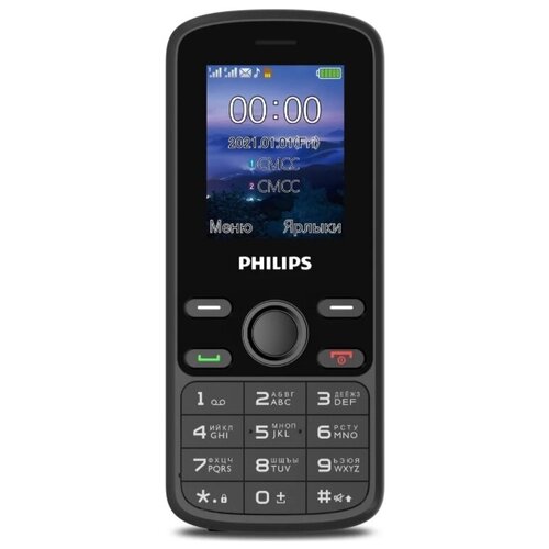 фото Мобильный телефон philips xenium e111 черный