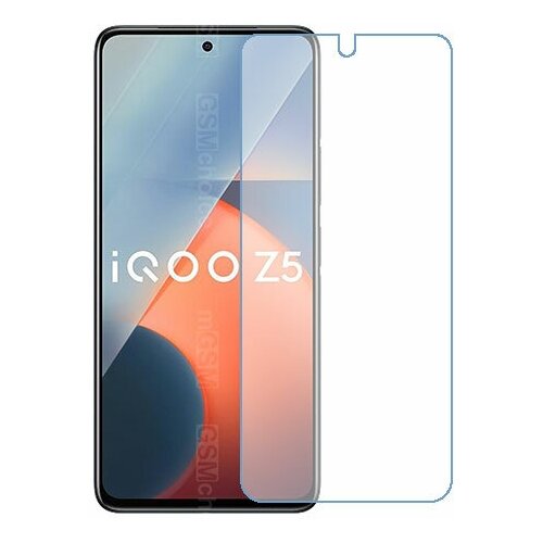 Vivo iQOO Z5 защитный экран из нано стекла 9H одна штука