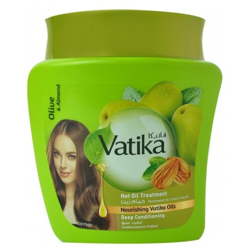 Dabur Vatika Маска оливковая для сухих волос, 500 г, 500 мл