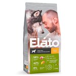 Сухой корм для взрослых собак средних и крупных пород Elato Holistic с курицей и уткой - изображение