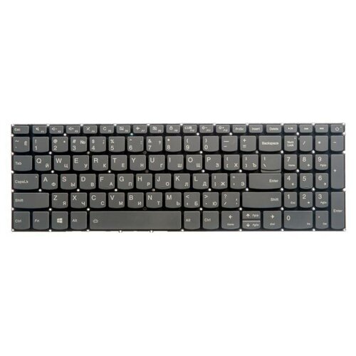 Клавиатура для ноутбука Lenovo IdeaPad 320-15ABR, 320-15IAP, 320-15AST, 320-15IKB, 320-15ISK, 330-15ARR, 330-15AST черная с подсветкой клавиатура для ноутбука lenovo ideapad 320 15abr 520 15ikb черная