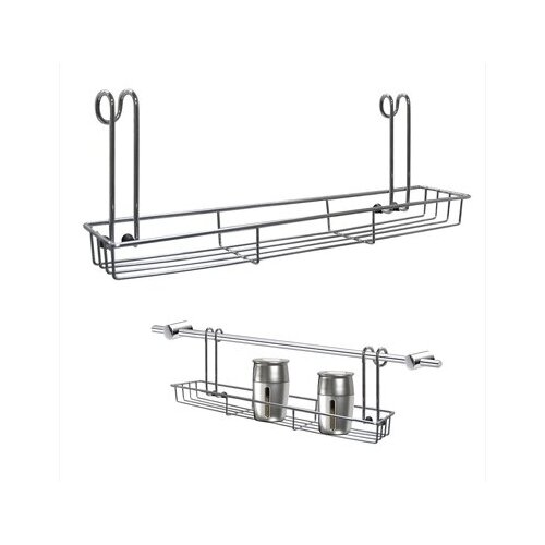 Полка для специй навесная на рейлинг 35*7,5*12 см NEW52.135
