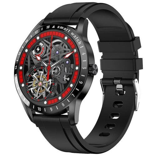 Смарт часы наручные LINWEAR AMOLED 10, круглые умные часы мужские и женские, фитнес браслет с измерением давления, smart watch для андроид и айфона