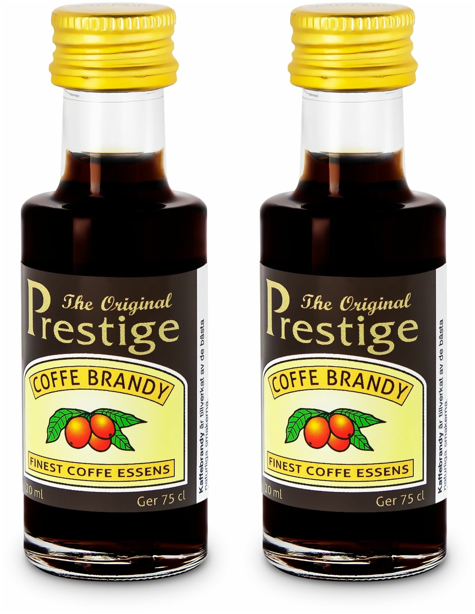 Эссенция для самогона или выпечки десертов Prestige "Coffe Brandy" ароматизатор пищевой (Бренди кофейный) 2 шт.