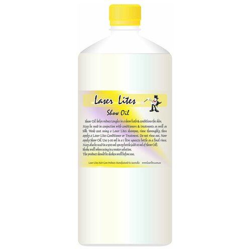 фото Laser lites масло для шерсти, минеральное (концентрат 1:100) laser lites show oil, 1л
