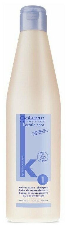 Salerm Keratin Shot Shampoo Шампунь для волос 500 мл
