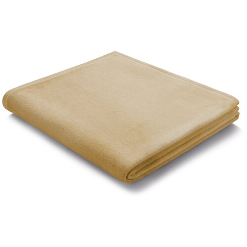 фото Плед biederlack pure cotton beige 150x200