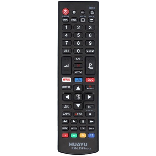 Пульт Huayu для LG TV RM-L1379 VER.2 для телевизора универсальный пульт clickpdu для lg rm l1163 rm l1162 ivi