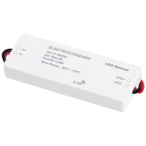 контроллер elektrostandard 95005 00 контроллер 12 24v dimming для пду rc003 Контроллер для светодиодной ленты 12/24V Elektrostandard Dimming для ПДУ RC003, 95006/00