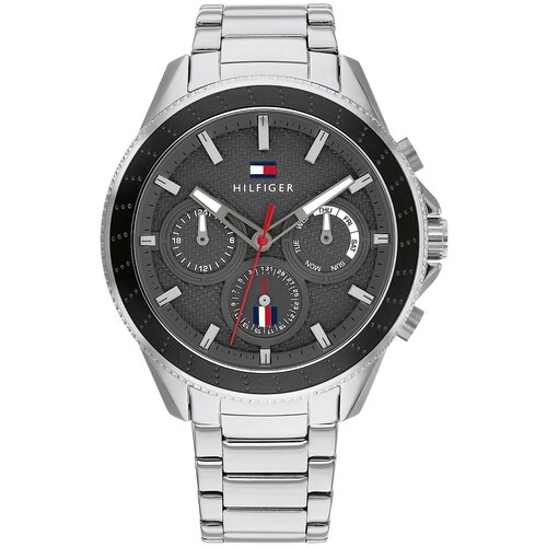 Наручные часы TOMMY HILFIGER Multifunction 1791857, серебряный, серый