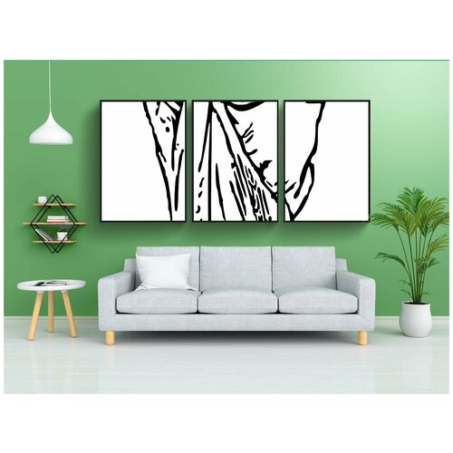 фото Набор модулных постеров для интерьера "кубок мира, трофей, чашка" 60x90 см. в тубусе, без рамки lotsprints