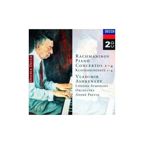 фото Компакт-диски, decca, vladimir ashkenazy - rachmaninov: piano concertos nos. 1-4 (2cd)