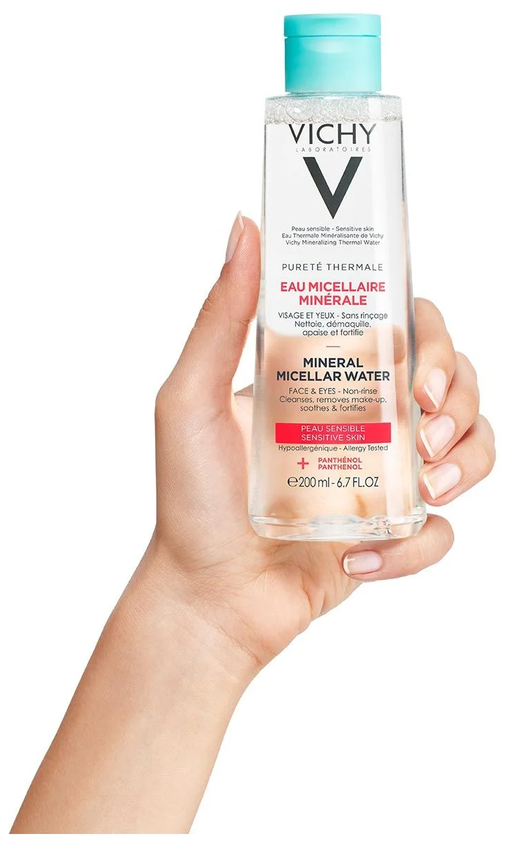 Vichy Purete Thermale Mineral Micellar Water (Мицеллярная вода с минералами для чувствительной кожи), 200 мл