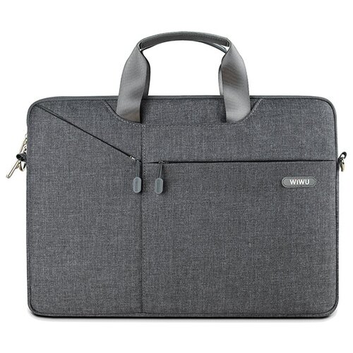 Сумка WiWu City Commuter Bag для ноутбуков 13.3 серая (GM4229MB13) сумка для ноутбука wiwu city commuter bag 11 6 12 черный