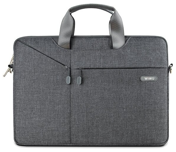 Сумка WiWu City Commuter Bag для ноутбуков 13.3" серая (GM4229MB13)