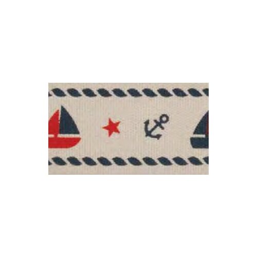 фото Лента хлопковая на картонной мини-катушке морское hemline 1 мини-рулон (5м) ( vr20.033 )