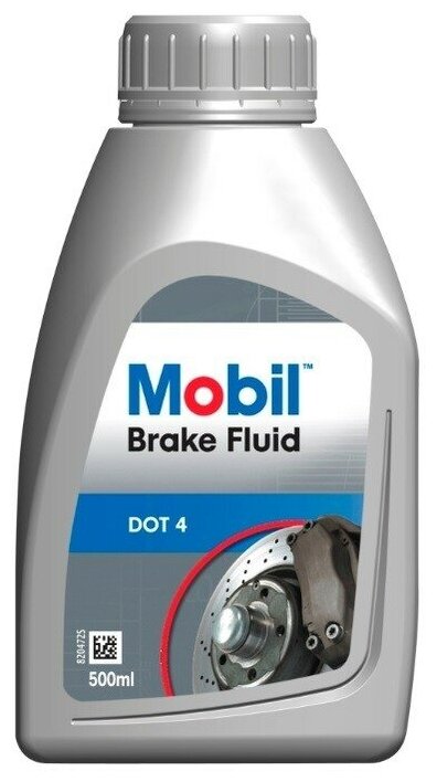 MOBIL BRAKEFLUIDDOT405L Mobil Brake Fluid DOT4 (0,5L)_жидкость тормозная!\ DOT4, DOT3, SAE J1703, ISO4925, FMVSS 116