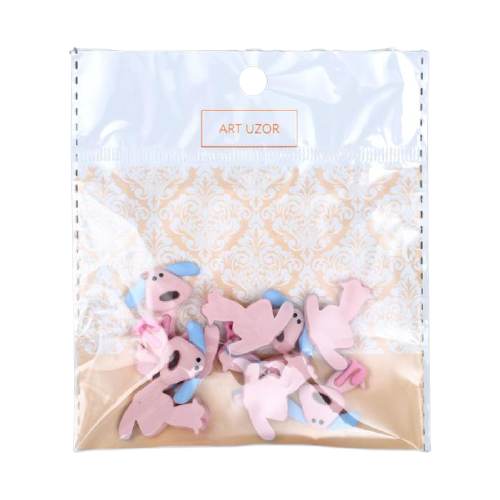 Арт Узор Набор для декорирования Розовый пёсик 5469706, 10 шт., розовый рюкзак пёсик снафлс розовый 2