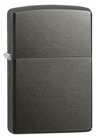 ZIPPO Classic с покрытием Gray Dusk , латунь/сталь, серая, матовая, 38x13x57 мм