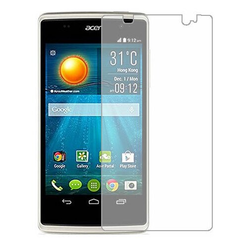 Acer Liquid Z500 защитный экран Гидрогель Прозрачный (Силикон) 1 штука acer liquid gallant duo защитный экран гидрогель прозрачный силикон 1 штука