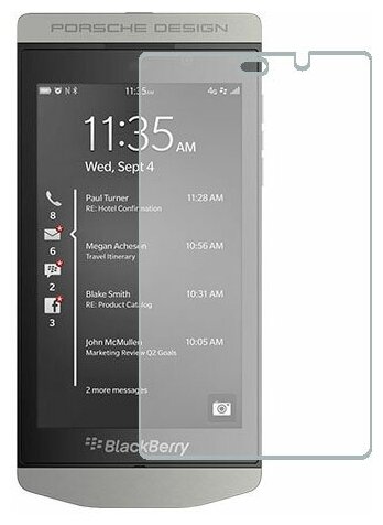 BlackBerry Porsche Design P9982 защитный экран Гидрогель Прозрачный (Силикон) 1 штука