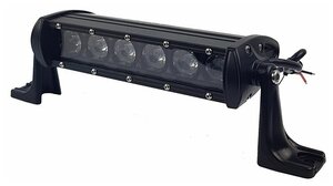 Cветодиодная балка 30W 6 LED 23 СМ дальнего света PRO SLIM/на крышу/на бампер/авто/квадроцикл/внедорожник