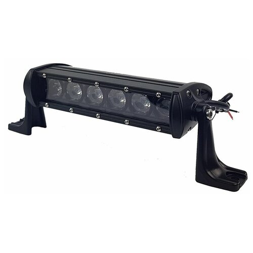 Cветодиодная балка 30W 6 LED 23 СМ ближнего света PRO SLIM/на бампер/автомобиль/внедорожник/эвакуатор/катер/лодка/квадроцикл/вездеход