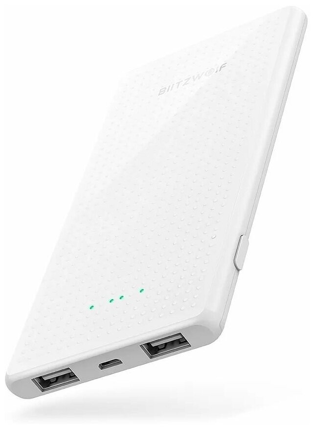 Внешний аккумулятор BlitzWolf BW-P7 5000mAh USB Power Bank White