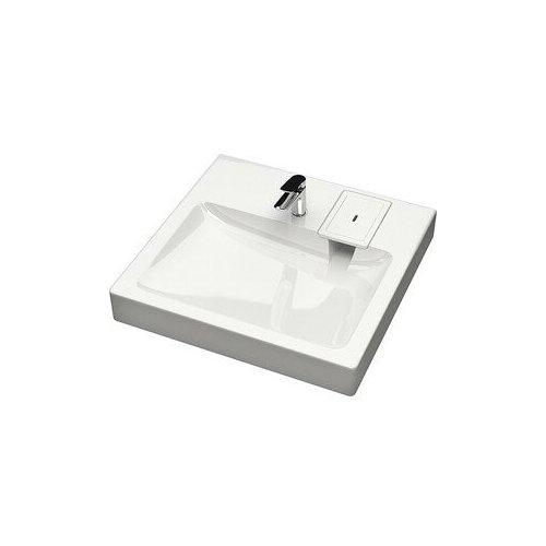 Раковина над стиральной машиной GreenStone Federico 60х60 с сифоном и кронштейнами белая 9754₽