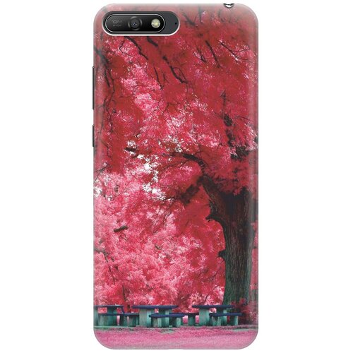 фото Re:pa накладка transparent для huawei y6 (2018) с принтом "чудесное дерево"